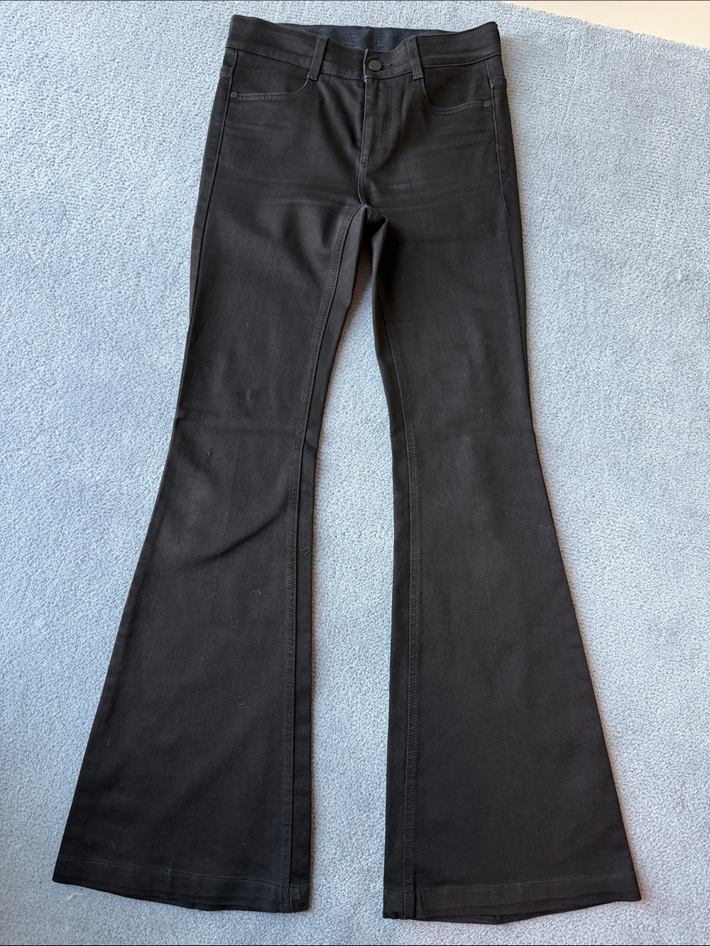 Stella McCartney Black Bootcut Jeans with Flared Hem